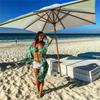 2020 Summer Women Beach Wear Chiffon Tunic Printed Cover-ups Bikini Wrap Swimsuit Cover Up Pareo