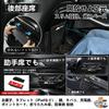Magnetic Trash Can for Fits Front and Rear Slim Design with Hook and Velcro Foldable PU Leather Storage Car Accessory for Small Item Includes 20