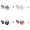 Fashion Geometric Unisex Frameless Square Sunglasses With Uv400 Protection For Outdoor Activities