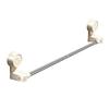 Stainless Steel Suction Cup Double Rod Towel Rack Damage-Free Wall Mounted Double Bar Bath Towel Rack For Wet Dry Towels
