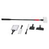 6 in 1 Fish Tank Cleaning Tools with Telescopic Handle Includes Algae Scraper Sand Rake Brush Fish