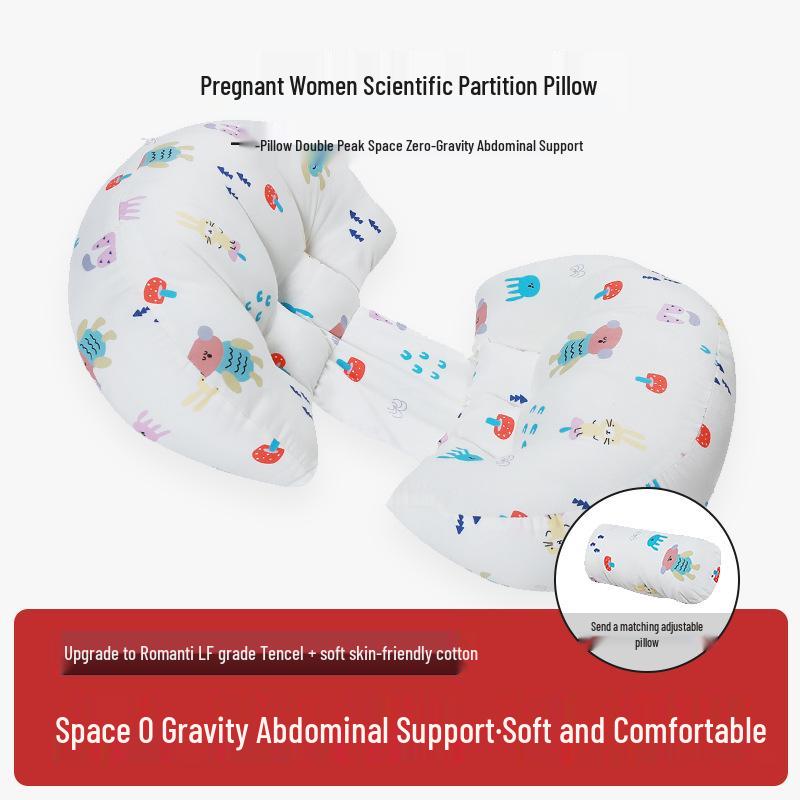 

Подушка для поддержки беременности U-образной формы для сна на спине и на боку One Size