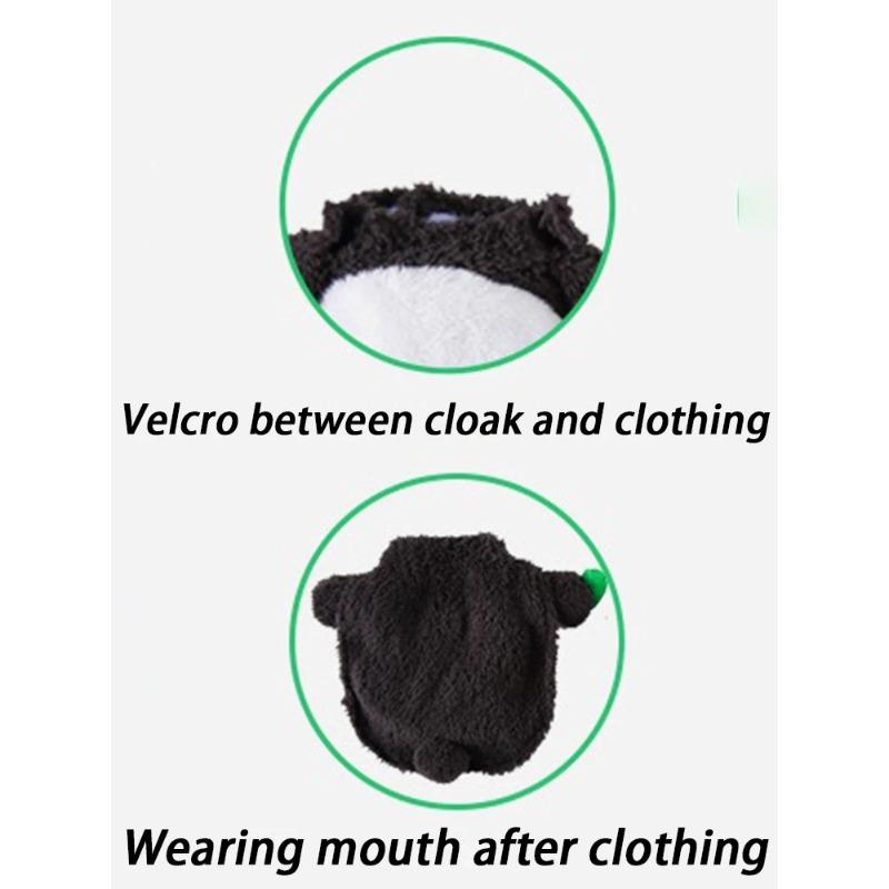 Panda Style Small Dog Clothes Luxury Designer Dog Coat Autumn Winter Warm Dogs Clothing Cute Cold Puppy Coats Pet Supplies