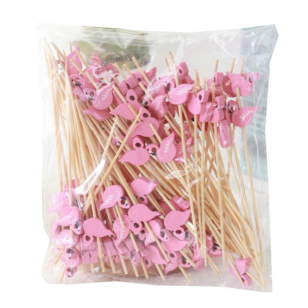 Biodegradable Bamboos Party Sticks Multipurpose Camping Utensils For BBQ Appetizers Art Projects And Table Setting