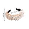 Pearl Headband Non-slip Hairband Fashion Elegant Hair Hoops Plastic Headband Headdress Good Elasticity Women Girl