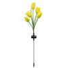 Solar Landscape Lights Outdoor Garden Lawn Lamp Tulips Pathway Flower for Outside