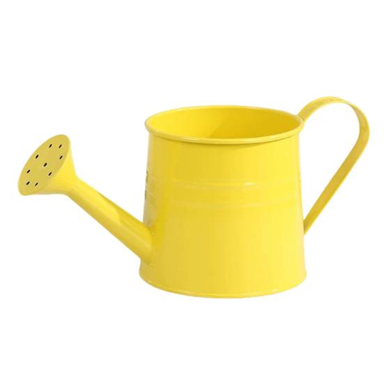

Металлическая лейка для комнатных растений, лейка с широким горлышком, деревенская ваза для цветочной композиции с ручкой для балкона, офиса, гостиной жёлтый