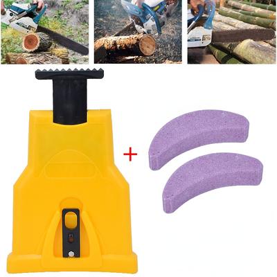 Portable Sharpen Chain Chainsaw Teeth Sharpener Saw Bar-Mount Fast Grinding Woodworking Tools