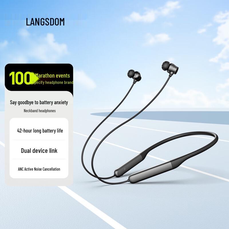 Lanston BS21 Bone Conduction Neckband Bluetooth Headset