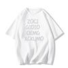 2025 Trendy Women's Pure Cotton Short Sleeve T-Shirt: European & American Style, Loose Straight-Shoulder Design
