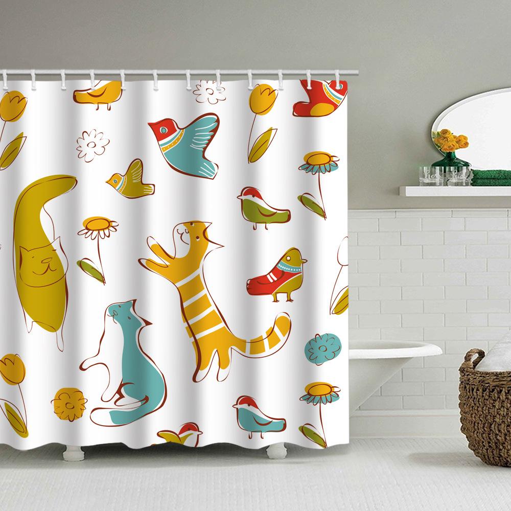 JINRUN Baie îngroșată, perdea impermeabilă, rezistentă la mucegai, perdea de duș, partiție de duș, perdea de duș, perdea de baie fără perforații