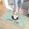 Easter Bunny Printed Carpet Floor Mat Foot Mat Bathroom Non Mat