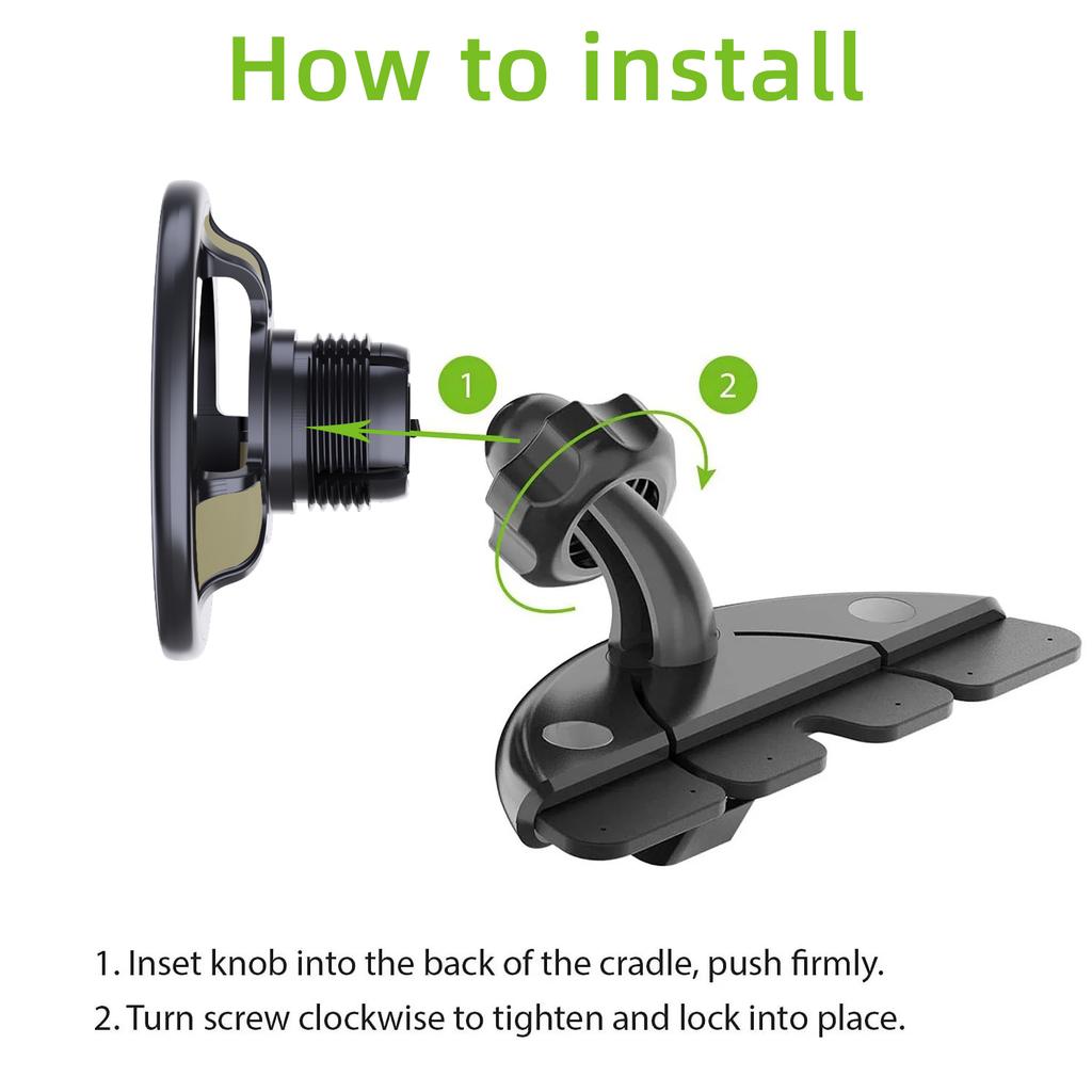 Car Phone Holder Magnetic Car CD Slot Mount Support Mobile Bracket Cell Clip For iPhone 16 15 14 13 12 11 Samsung Xiaomi