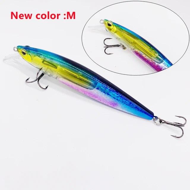 13cm/20g Fishing Minnow Flash Lures Flash Blade Floatng Sea Bass Lure Bait Hard Floating Wobblers Crankbait