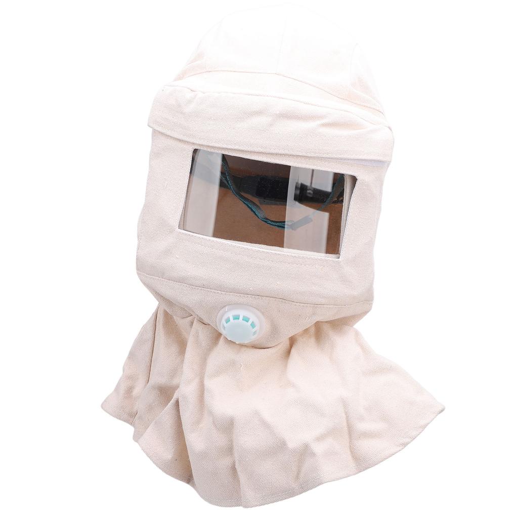 Sandstrahlen Haube Heavy Duty Canvas Staub Proof belüfteten Sandstrahlen Gesicht Abdeckung für Malerei Stein