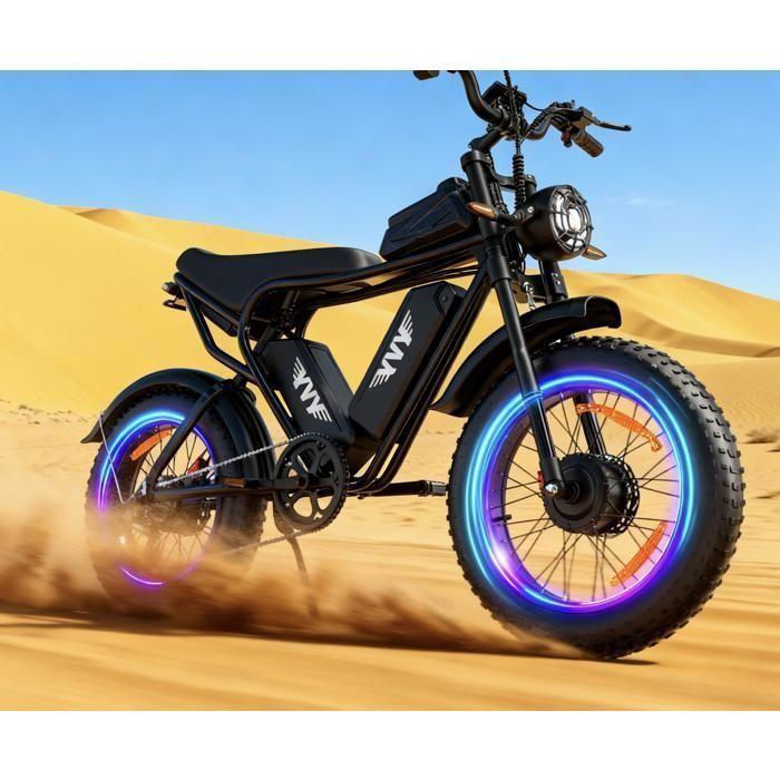 Electric Bike - YVY Q20 PRO - Dual Motor 2000W - Dual Battery 52V 40Ah - Speed 55 Km/h