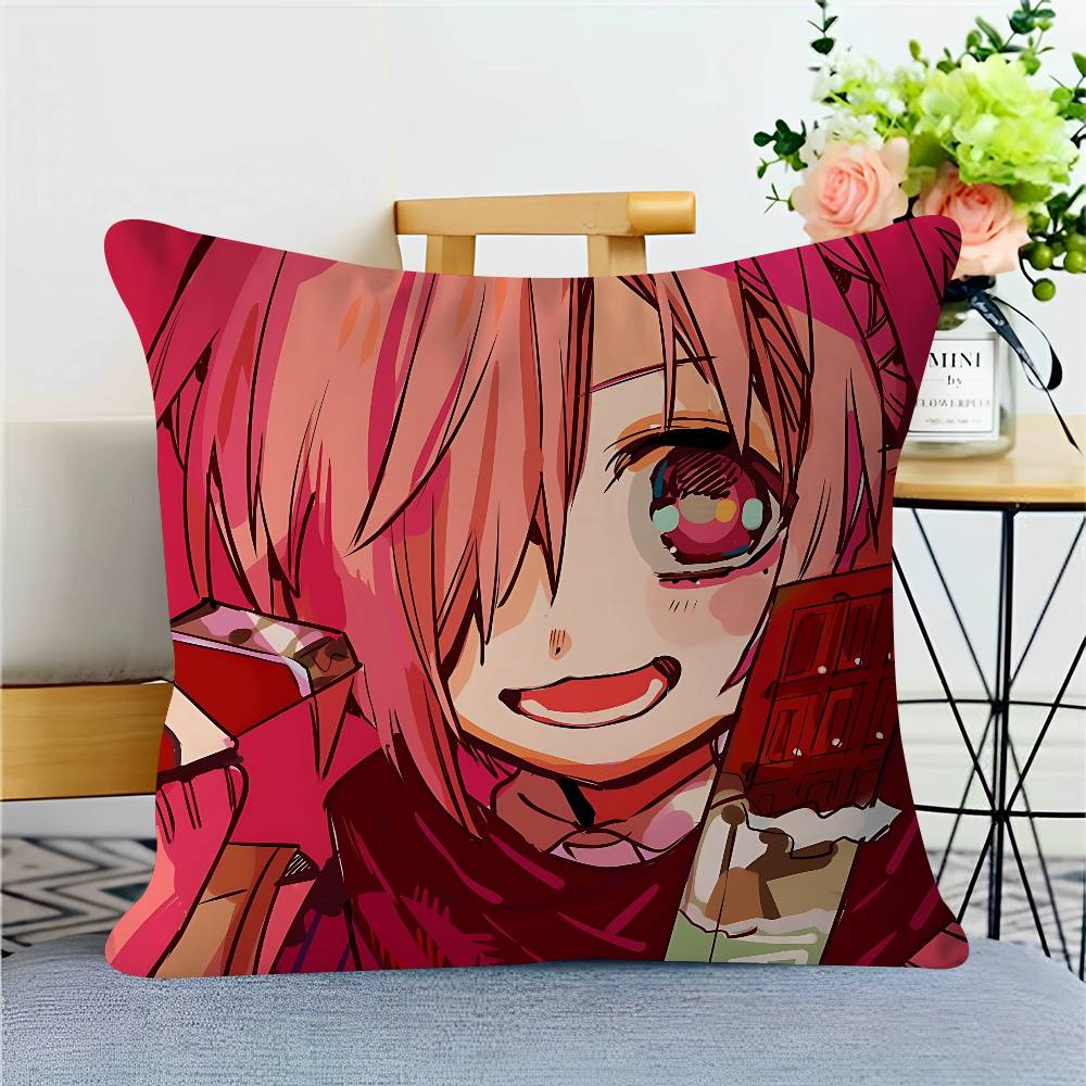 Anime M-mitsuba Pillowcase Bedroom Sofa Decorative Cushion Cover With Zipper Soft Cushion Cover