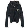 Long Sleeve Zip Hoodie L Black Women Used