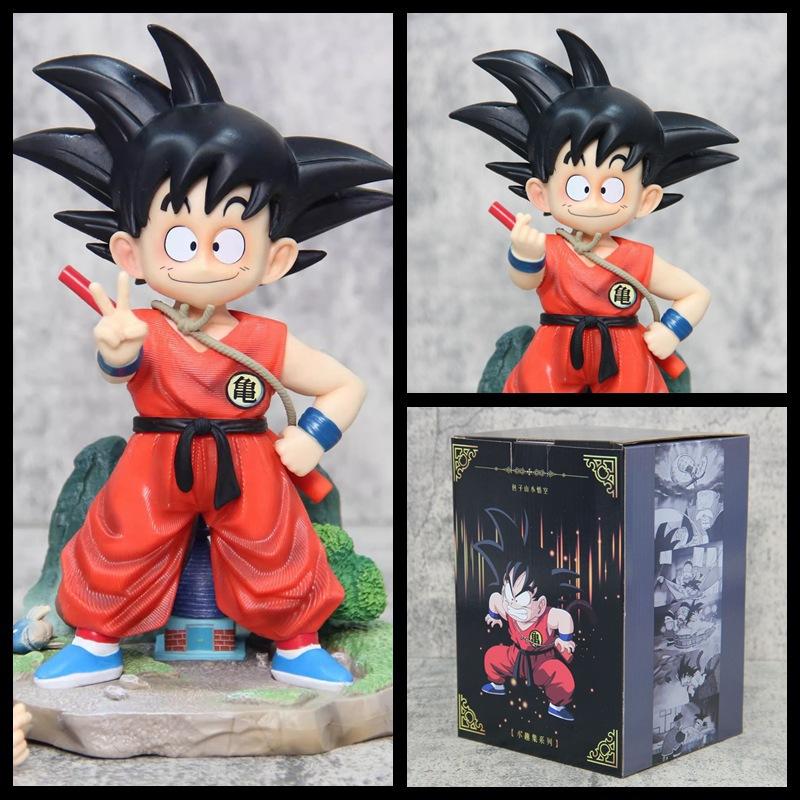 Super Saiyan GK childhood, Wukong, Bixin, Biya training clothes, Little Wukong, boxed figures.
