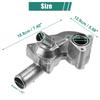 X Autohaux Aluminum Alloy Thermostat Assembly with Housing Sensor 5R3Z8592BA f for Ford for Mustang 4.0L 2005-2009 Accessories