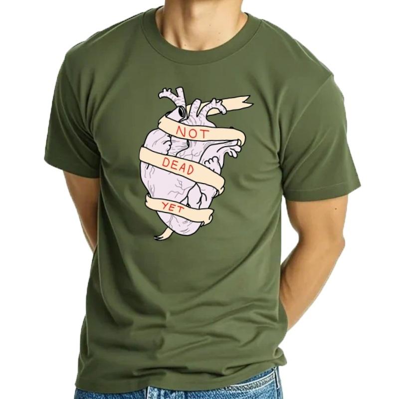 Camiseta Not Dead Yet Camisetas GráFicas De Baloncesto Camiseta De Gran TamañO Camiseta GráFica De Gran TamañO Tra