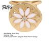 Fashion Scarf Jewelry Retro Flower Ring, Elegant Rhinestone Clip, Accessory Decorative Holder Slide for Women Neckerchiefs Shirts Shawls Clip