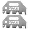 Beer Bottle Opener Carrier Stainless Steel Can Opener for 4