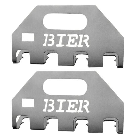 Beer Bottle Opener Carrier Stainless Steel Can Opener for 4