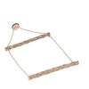 Large Bird Cage Swing Natural Wooden Safe Hanging Birds Standing Chewing Toy for Parrots