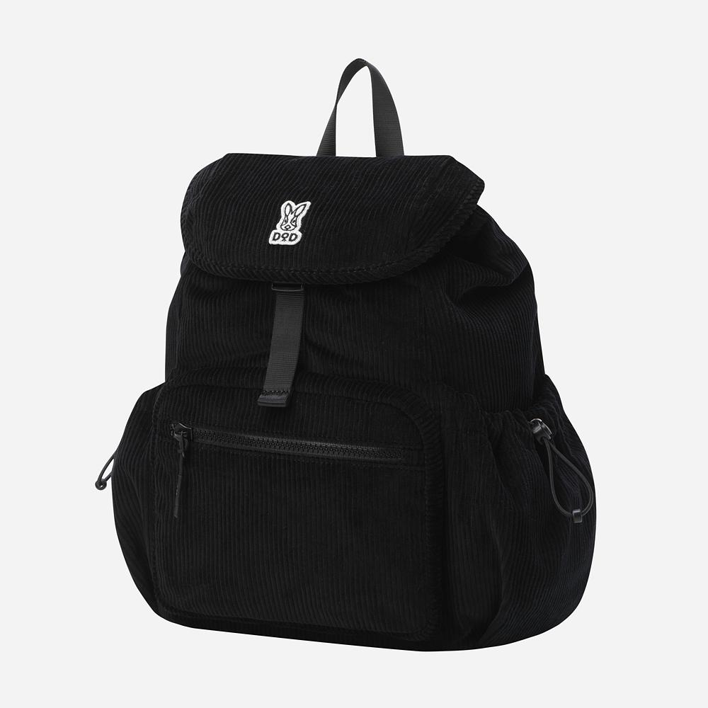 Dod Grainfield Corduroy Backpack (Black)