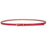 Waist Belt Thin Belt Candy Color Thin Waist Belt Retro PU Leather Waistband  Dress