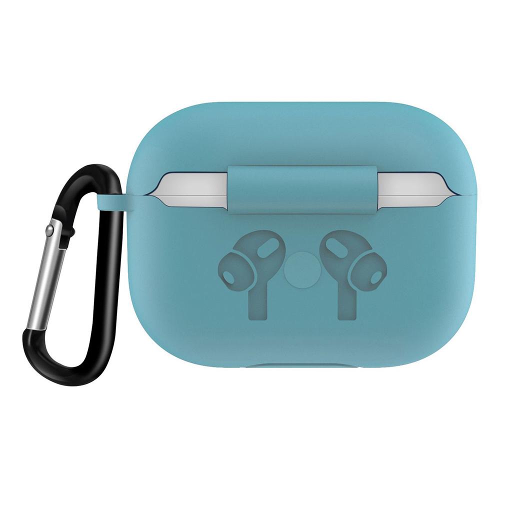 

Protective Case Silicone Wireless Solid for Charging Hook Multicolor Buckle Dustproof Earphone Cover Accessories зелений