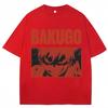 Katsuki Bakugo My Hero Academia Graphic T Shirts Hip Hop Vintage Harajuku T-Shirt Men Women Pure Cotton Casual T Shirt Male