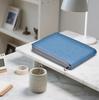 Large Capacity Fountain Pen 24 Waterproof Canvas Pen Individual Slot Zipper Case, Pens, Blue, Holder,