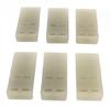 6Pcs Tür Stopper Gummi Keil Stoppt Winddicht Crashproof Fluoreszierend für Teppich Boden Schule Offi