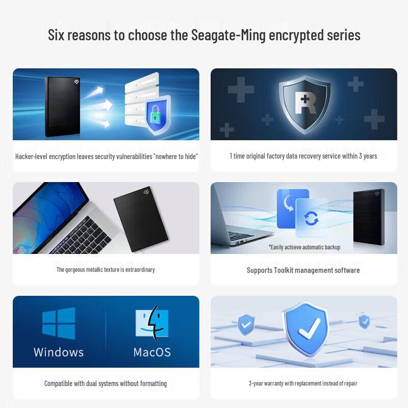 Seagate Expansion Portable USB 3.0 External Hard Drive with Data Recovery Service