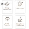 No Drill Curtain Tiebacks Magnetic Tiebacks, Modern Simple Rope Tie Backs, Elegant Decorative Drapes Weave Holdbacks for Home Bedroom Office