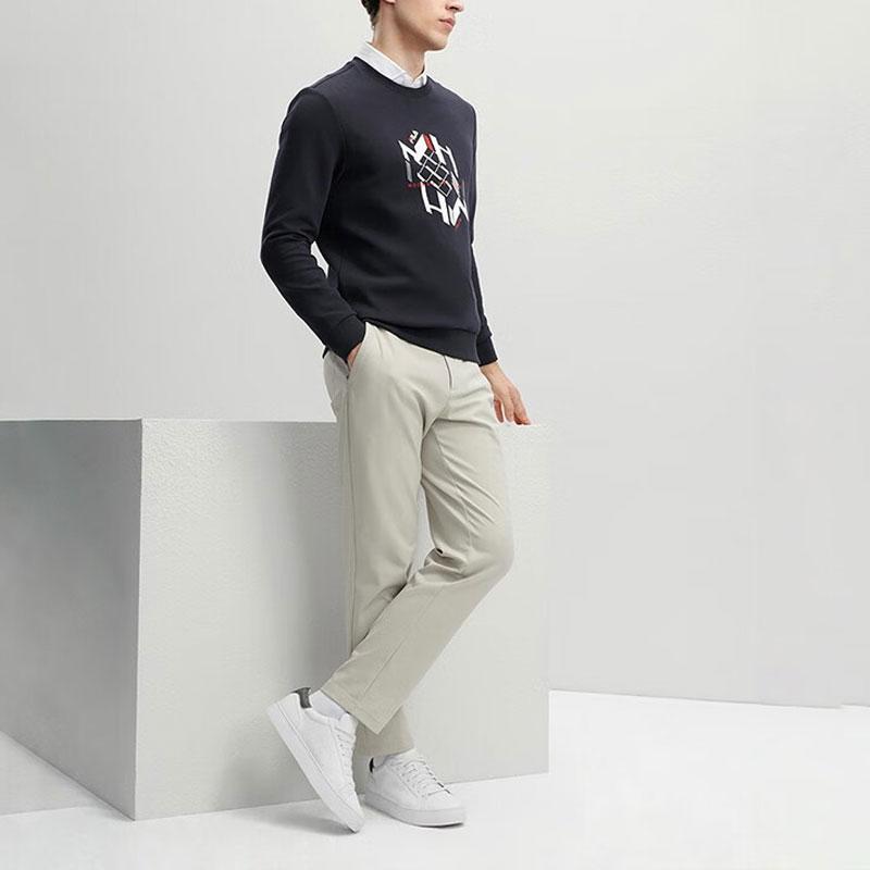 New FILA Sweatshirts Men's Legend Blue F11M341205F-NV