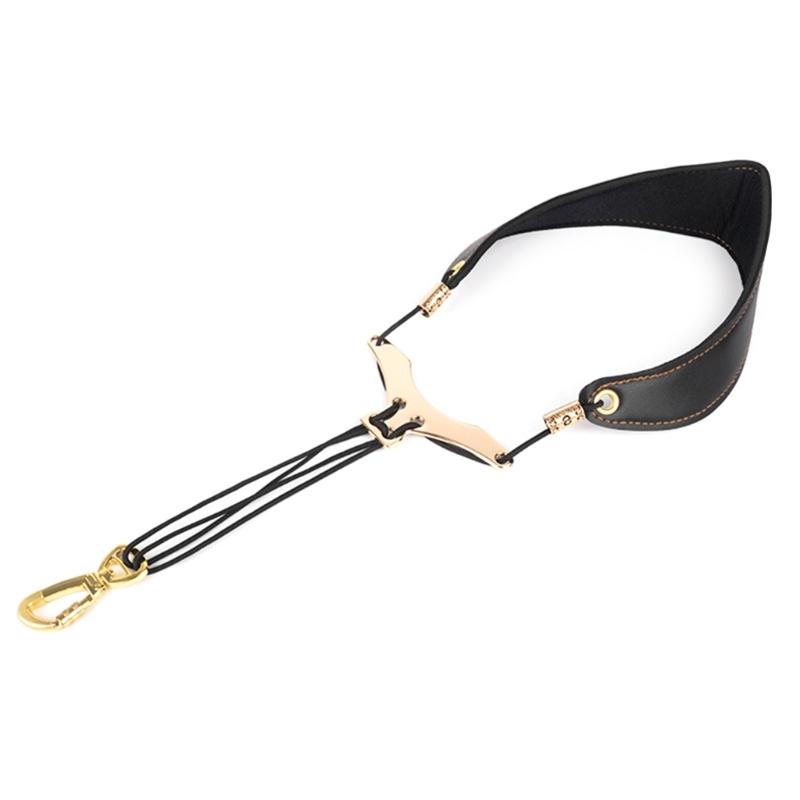 Saxophone Strap Adjustable Neck Strap Saxophone Harness Leathers Padded Sling