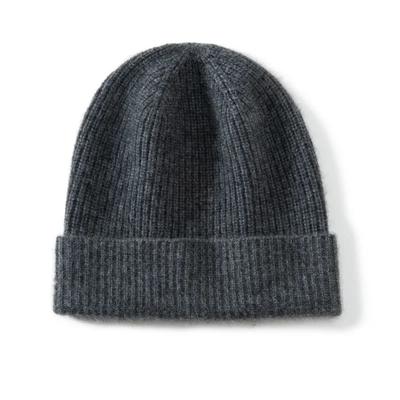 Neue hochwertige 100% Kaschmir Strickmütze für Damen und Herren Lässige Beanie Mütze Winter Weich Warme Kaschmirmützen Unisex