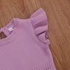 Citgeett Summer Infant Newborn Baby Girls Cotton Knitted Bodysuit Sleeveless Soft Playsuit Jumpsuit Clothes