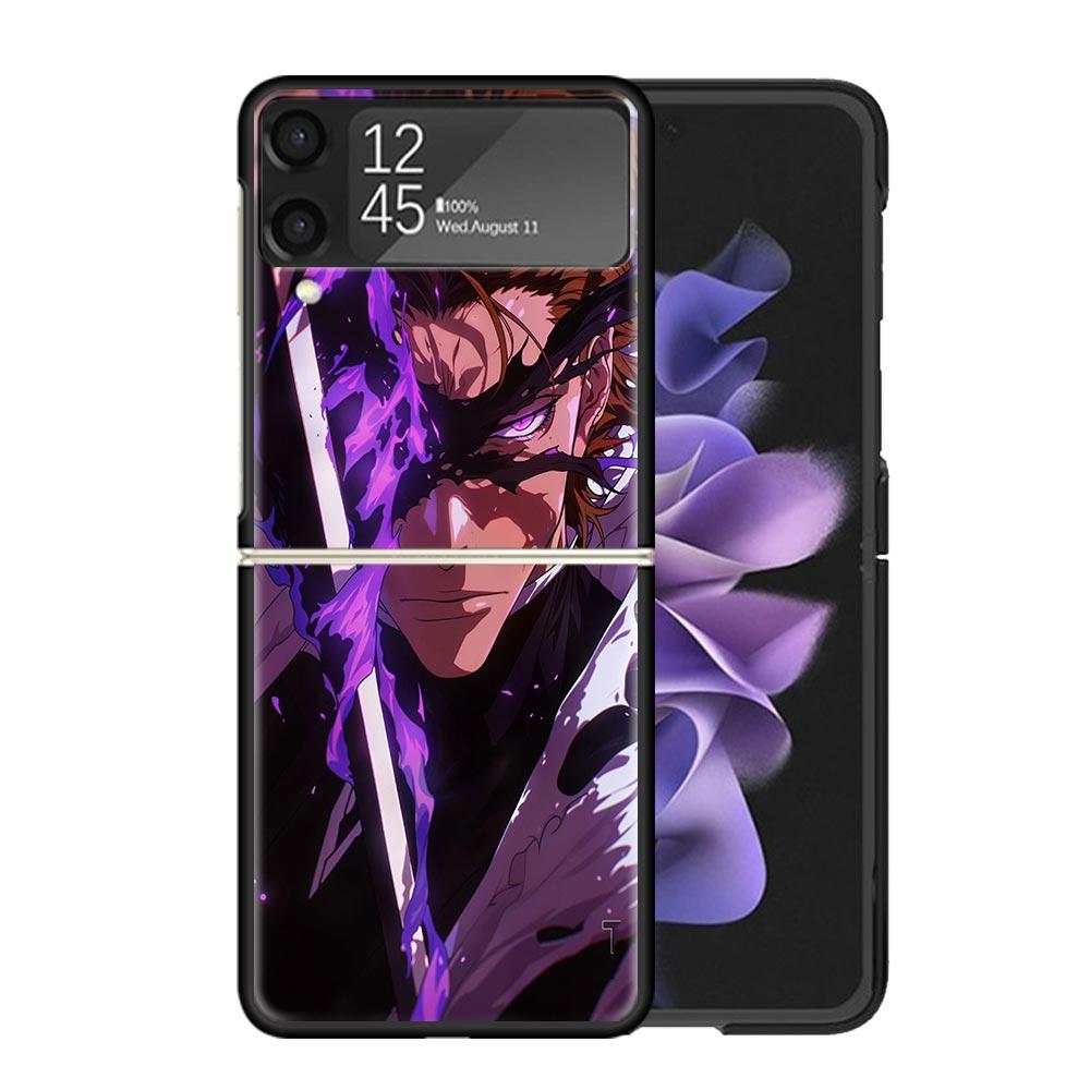 Aizen Sousuke Bleach Cases For Samsung Galaxy Z Flip 4 5 6 7 3 Z Flip7 Flip6 Flip4 Flip5 Flip3 5G Hard Shockproof Fundas Cover G