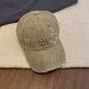 Vintage Distressed Baseball Cap for Women Spring Summer Washed Cotton Adjustable Snapback Hat Fashion Trendy Small Face