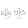 Flip Clock Retro Vintage Auto Flip Clock Desk Clock Table Clock Home Decor