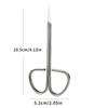 1 Pcs Extra Fine Curved Cuticle Scissors Nail Clipper Women Multi Purpose Manicure Tools Nail Cuticle Small Cutter Scissors