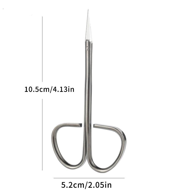 1 Pcs Extra Fine Curved Cuticle Scissors Nail Clipper Women Multi Purpose Manicure Tools Nail Cuticle Small Cutter Scissors