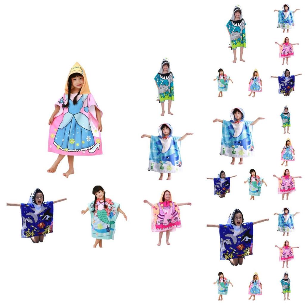 Soft And Skin-friendly Bath Towel With Fun Cartoon Design For Boys And Girls