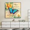 RUOPOTY Olejomalba podle čísel Motýl Nástěnné umění Jedinečný dárek Ručně malovaný obraz podle čísel Zvíře Dekor dětského pokoje