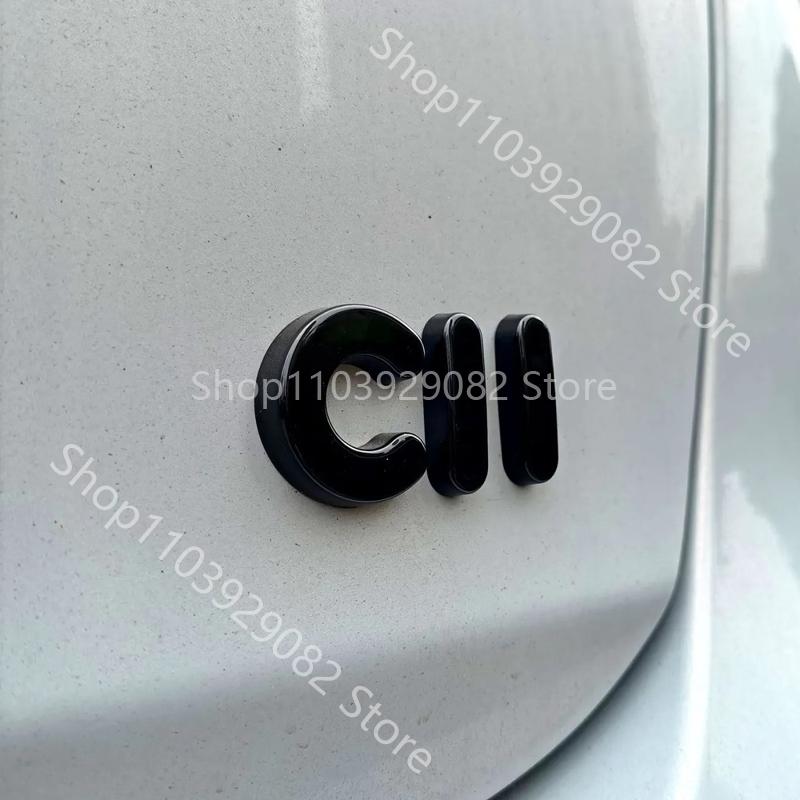 For Leapmotor C10 C16 C11 B10 Blackened Car Emblem Letter Sticker Black Warrior Exterior Modification Accessories