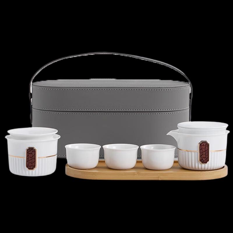 Nanshan Mr. Guanxi Luxury Ceramic Car Tea Set